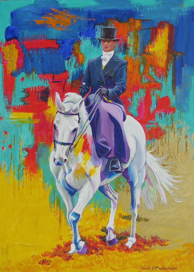 Side Saddle Contemporary Painting