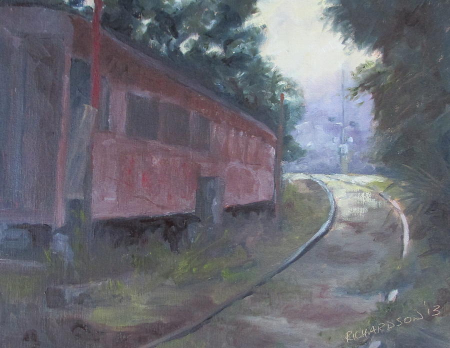 Side Tracked Painting by Susan Richardson