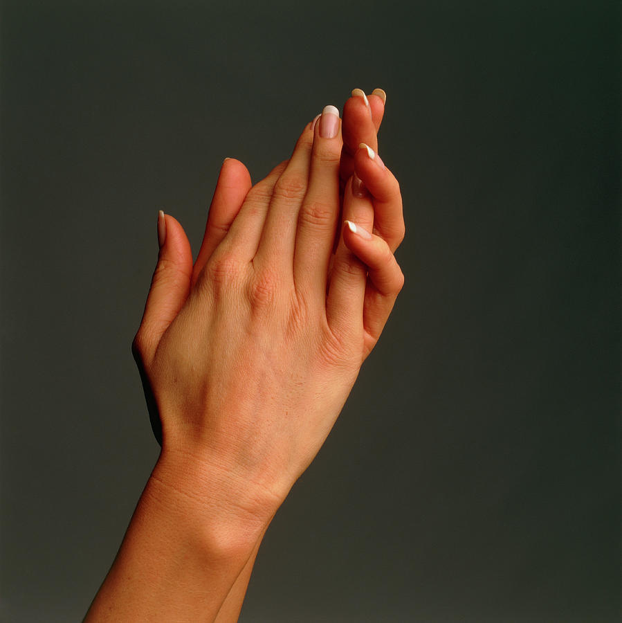 Side View Of A Womans Hands Held Together Photograph by Phil Jude/science Photo Library
