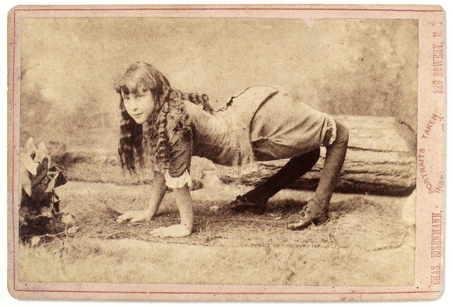 Sideshow Camel Girl, 1886 Photograph by Granger