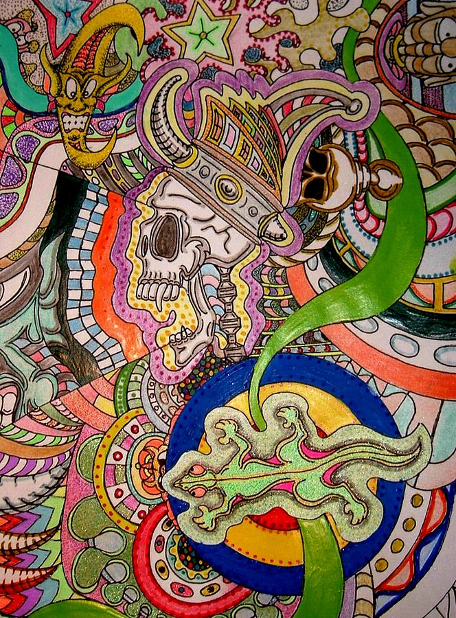 Sidetrip Through The Imagination Drawing by Wallis Fine Art