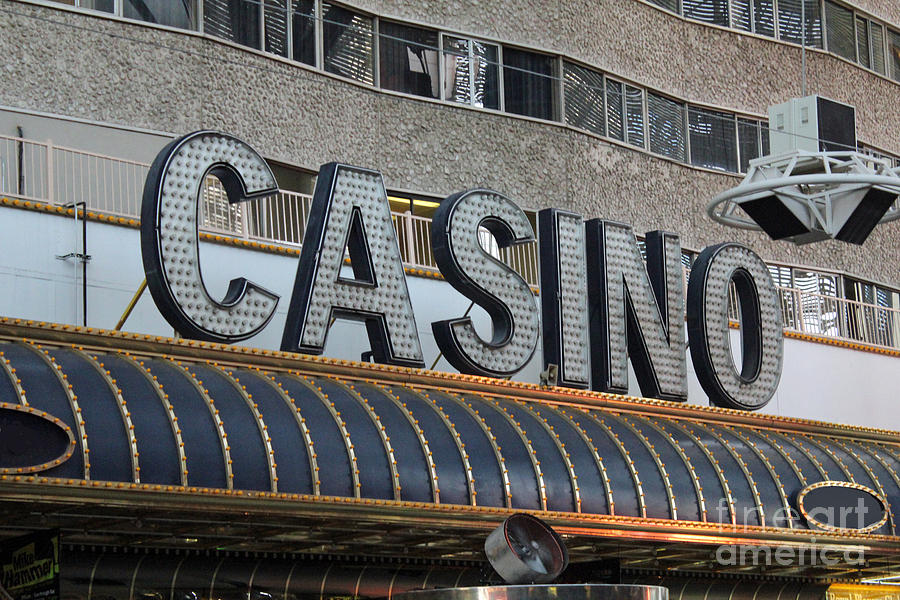 Gambling Photograph - Sidewalk Invitation by Joe Pratt
