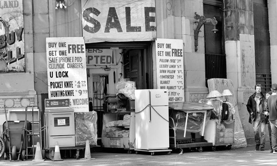 Sidewalk Sale Photograph by Douglas Pike