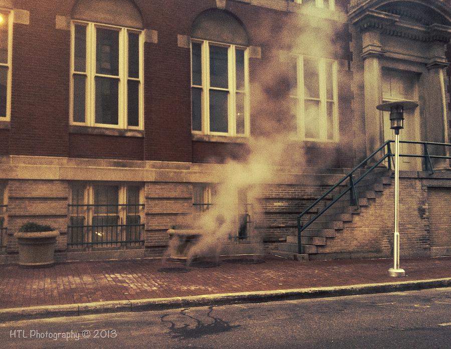 Baltimore Photograph - Sidewalk Steam by Hollin Lange