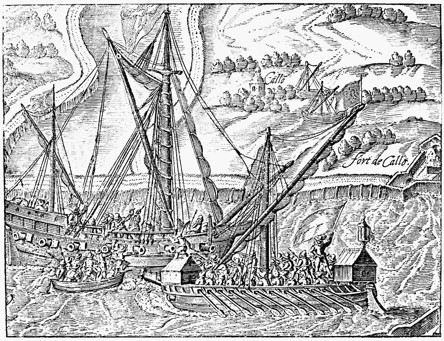 Siege Of Antwerp, 1585 Painting by Granger - Fine Art America