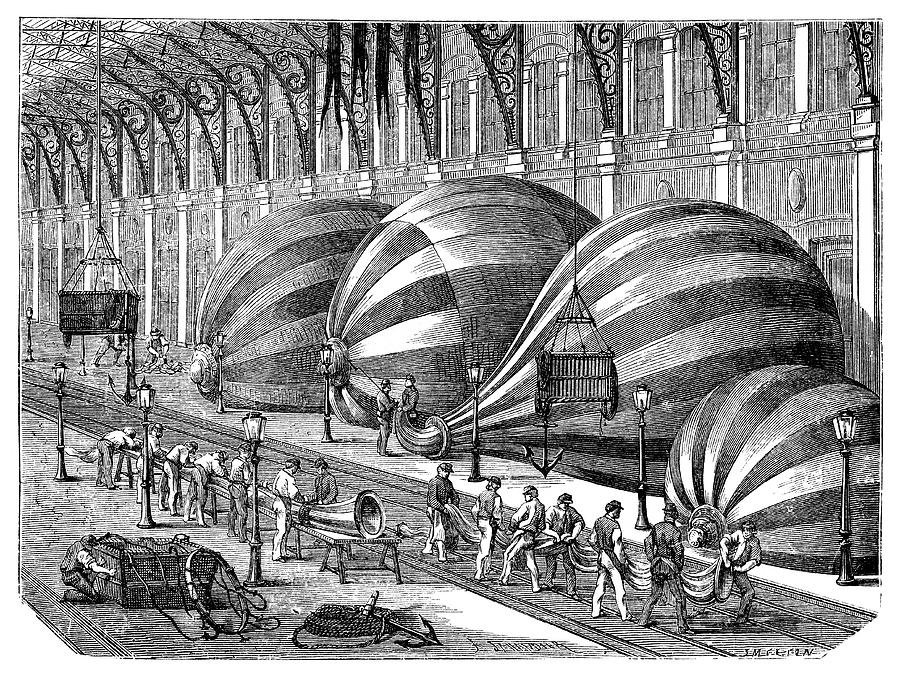 Siege Of Paris Balloon Factory Photograph by Science Photo Library