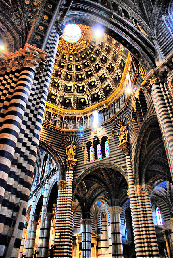 Interior Photograph - Siena Cathedral by Andrei SKY