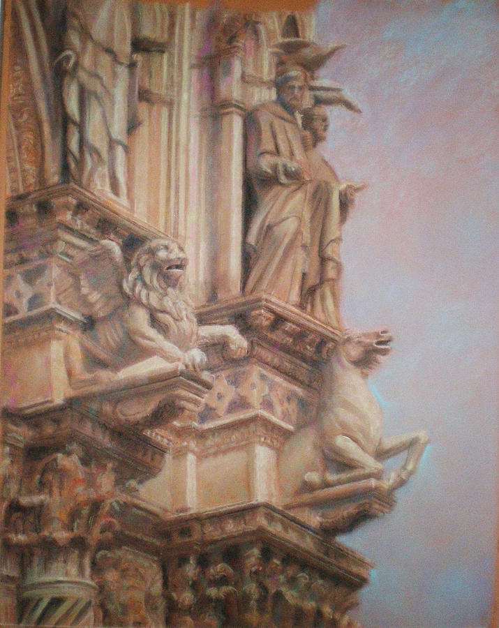 Siena Cathedral Drawing by Paez  Antonio