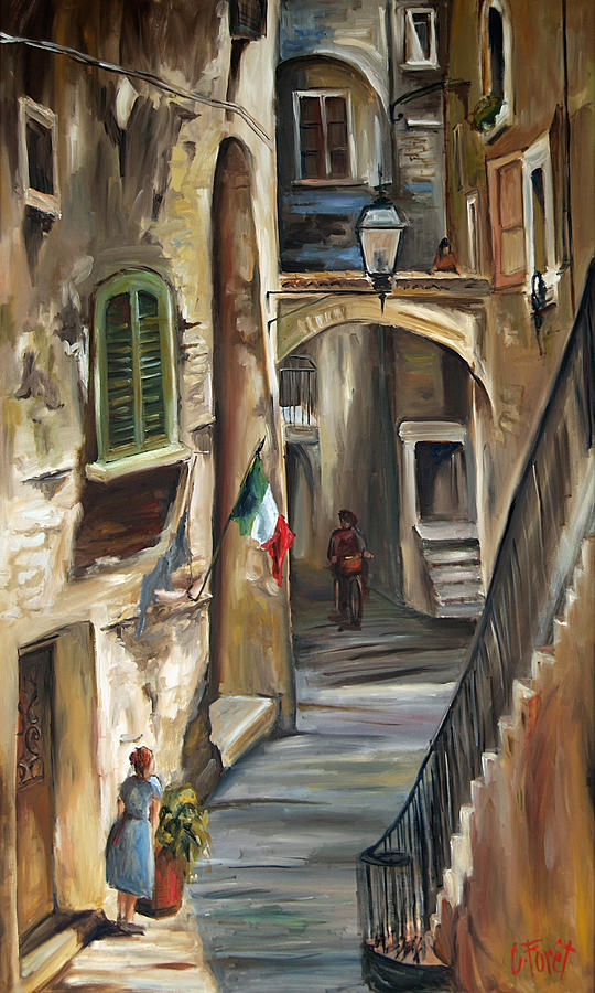 Siena Italy Painting by Carole Foret