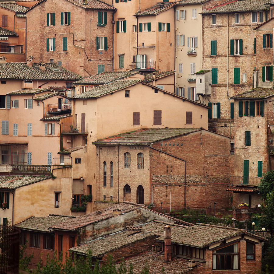 Architecture Photograph - Siena Italy by Kim Fearheiley