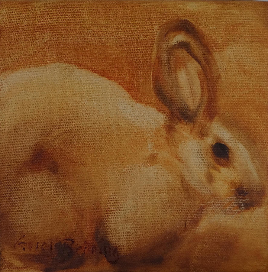 Sienna Bunny Painting by Carol Berning