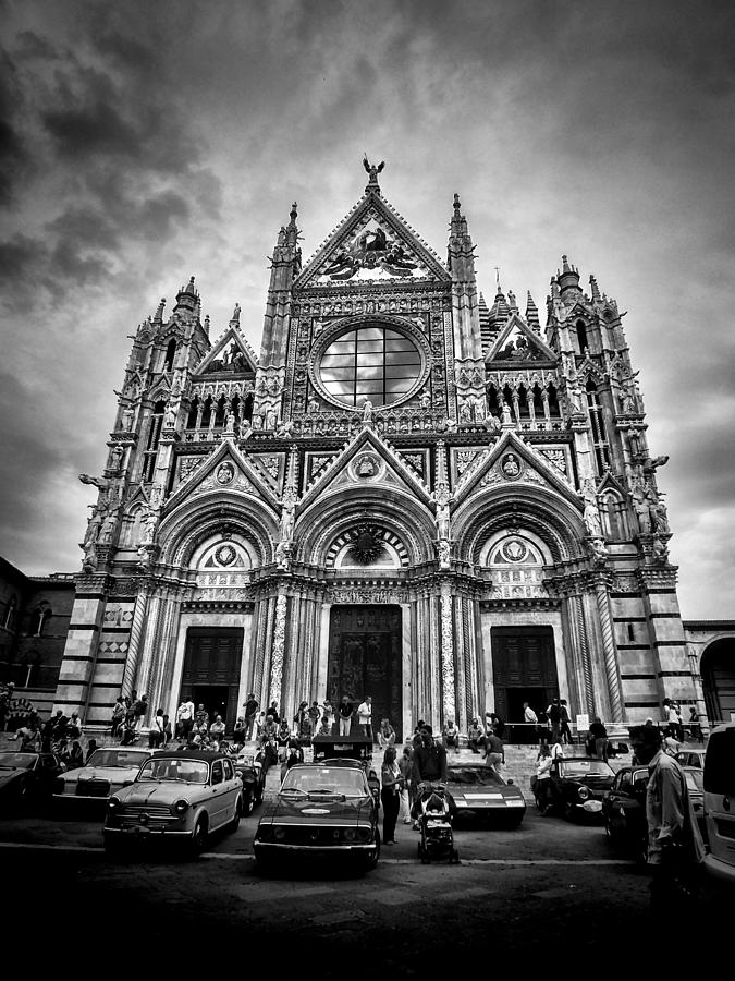 Architecture Photograph - Sienna Duomo by Karen Lindale
