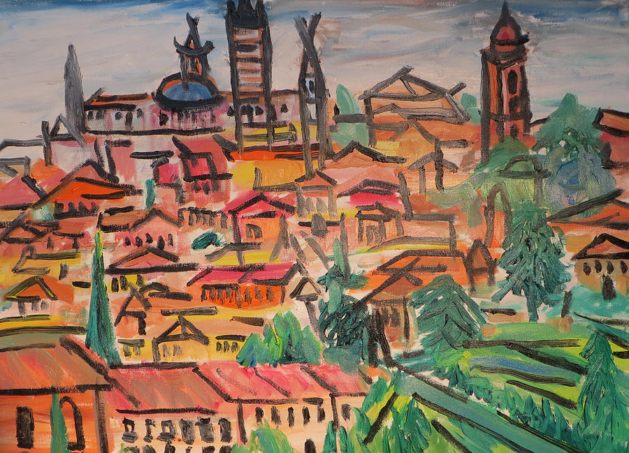 Italy Sienna Painting - Sienna by Ira Stark