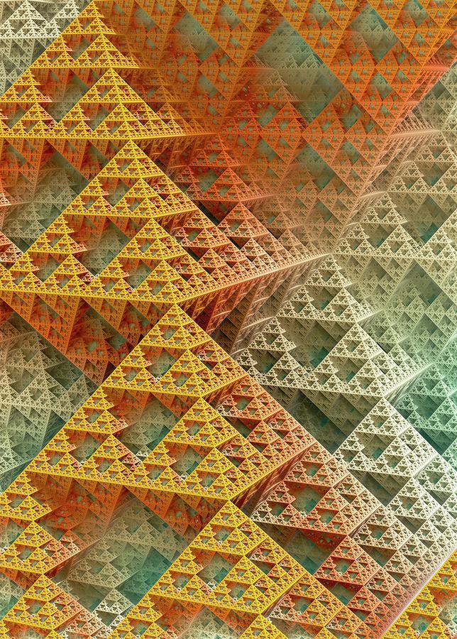 Sierpinski Triangles Photograph by David Parker
