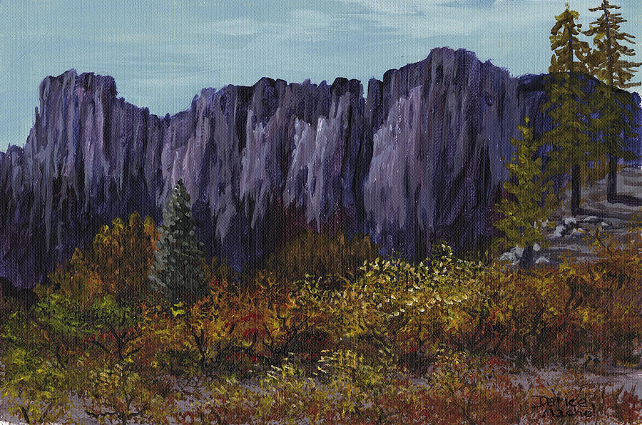 Sierra Buttes Painting by Darice Machel McGuire