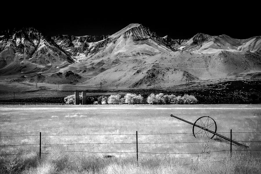 Mountain Photograph - Sierra Farm IR by Donna  Futrell
