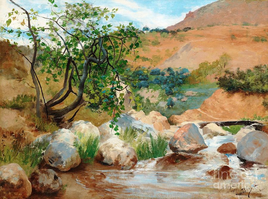 Sierra Nevada in Spain  Painting by Thea Recuerdo