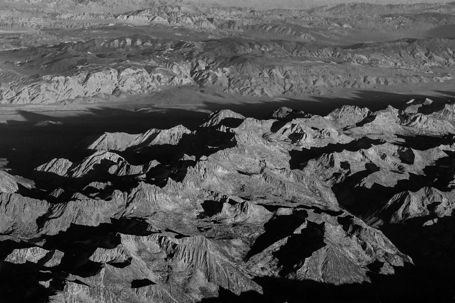 Sierra Nevada Shadows Photograph by John Daly