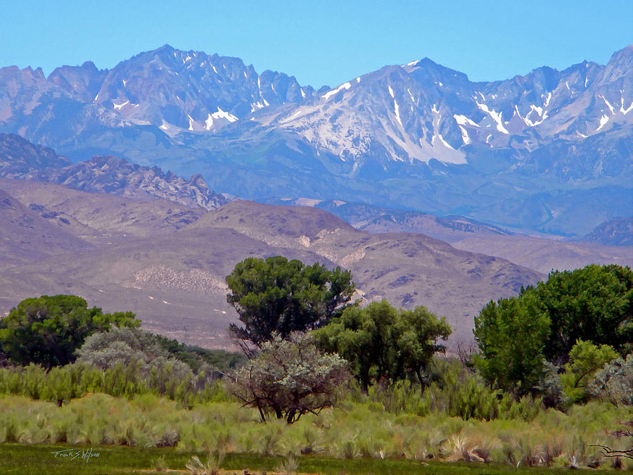 Sierra Nevada Vista Photograph by Frank Wilson