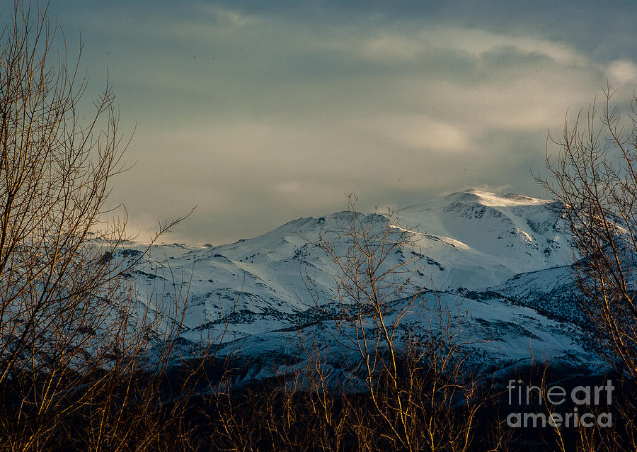 Winter Scenes Photograph - Sierra Nevadas 1.7328 by Stephen Parker