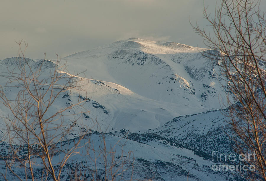 Winter Scenes Photograph - Sierra Nevadas 1.7329 by Stephen Parker