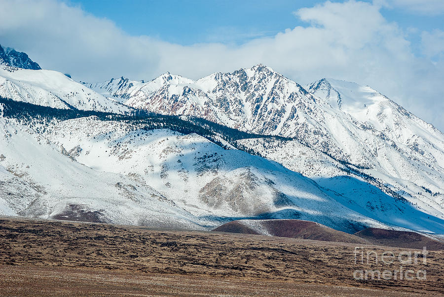 Winter Scenes Photograph - Sierra Nevadas 1.7334 by Stephen Parker