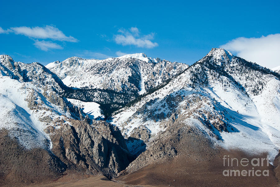 Winter Scenes Photograph - Sierra Nevadas 1.7336 by Stephen Parker
