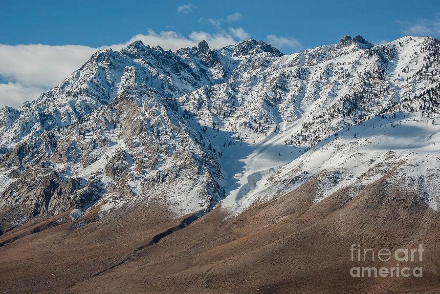 Winter Scenes Photograph - Sierra Nevadas 1.7337 by Stephen Parker
