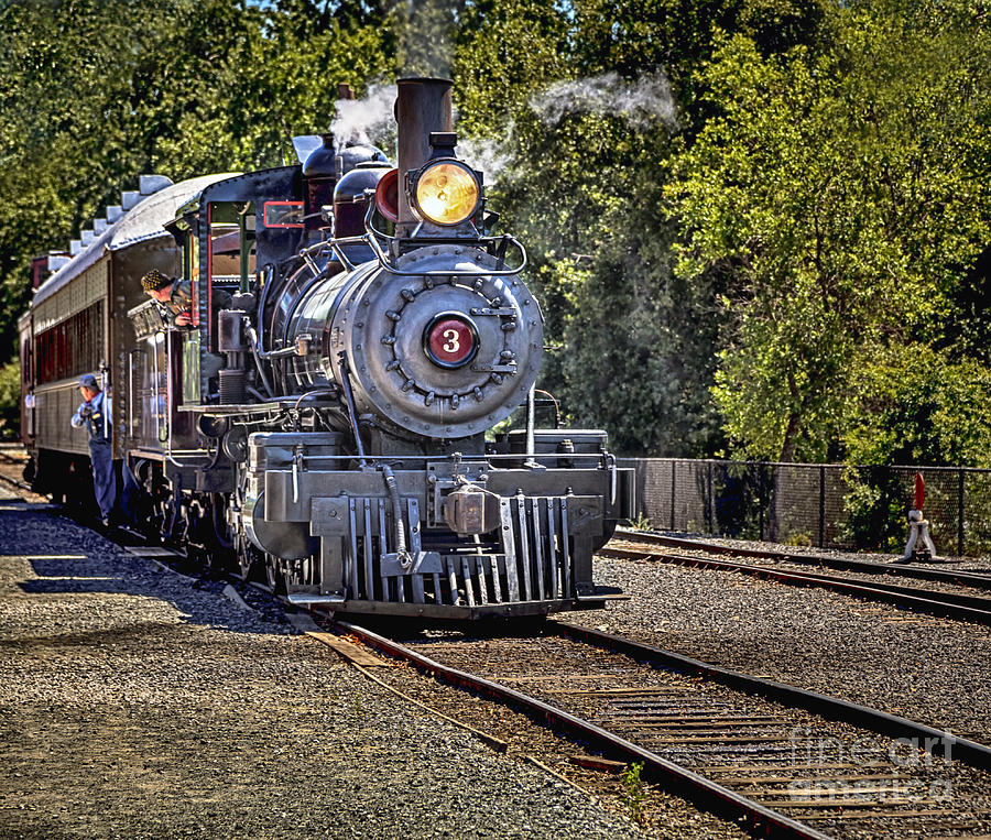 Sierra Railroad Engine #3  A Symbol of the American West Photograph by David Millenheft