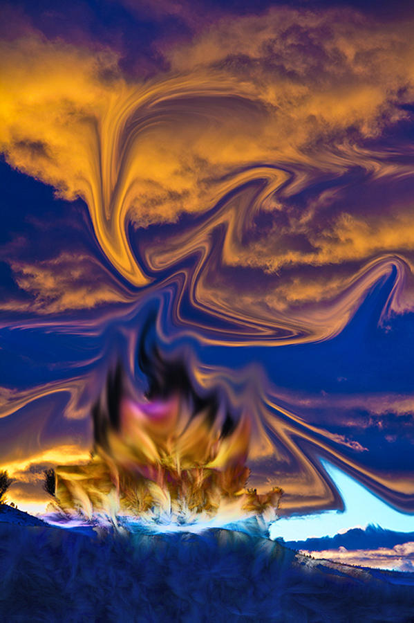 Sierra Sunset Digital Art by John Saunders