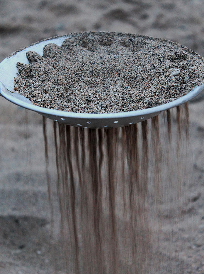 Sifting Sand Photograph by Pamela Walton