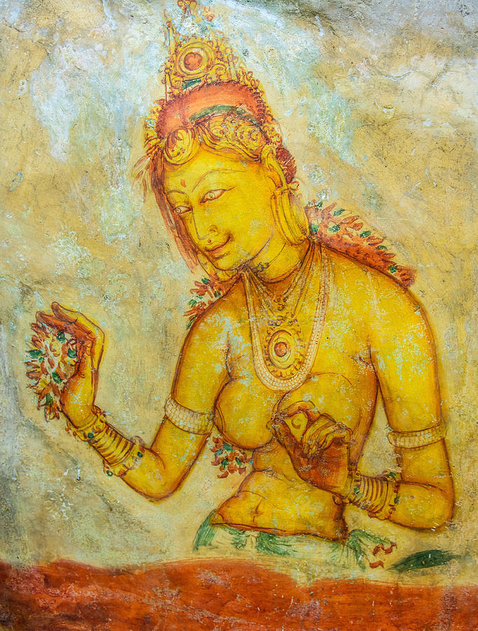 Sigiriya Frescoes Photograph - Sigiriya Frescoes by Hemantha Fernando Sigiriya Frescoes Photograph - Sigiriya Frescoes by Hemantha Fernando