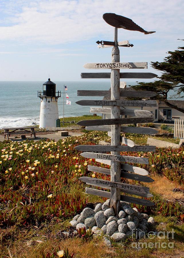 Sign at Point Montara Photograph by Carol Groenen