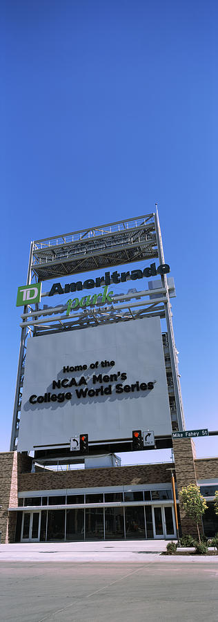 Architecture Photograph - Sign Board At A Convention Center by Panoramic Images