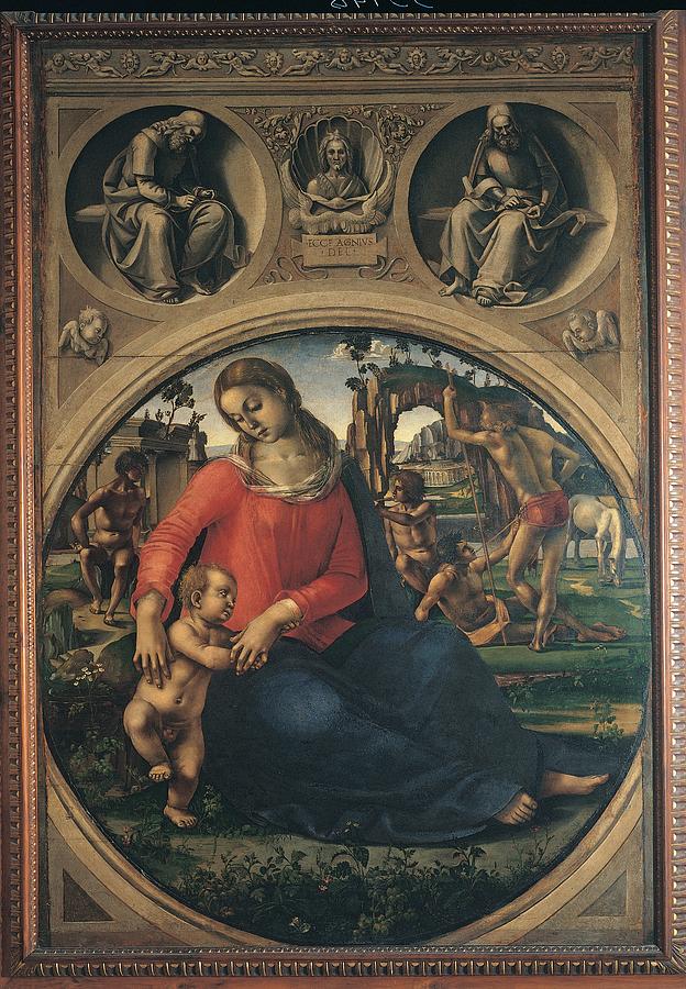 Madonna Photograph - Signorelli Luca, Madonna And Child by Everett