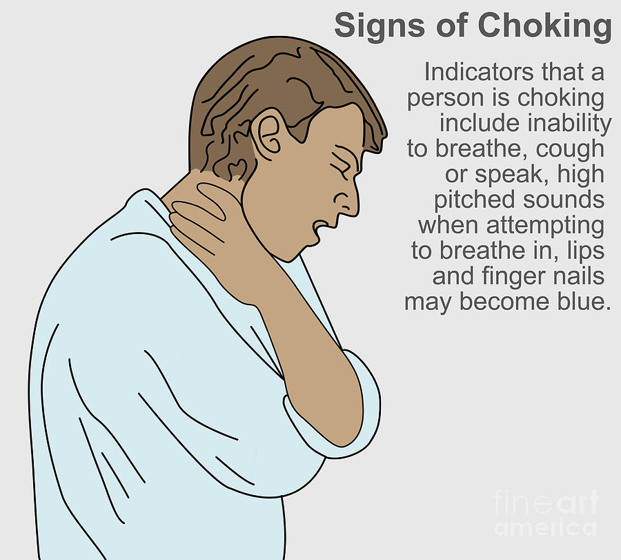 Signs Of Choking Photograph By Gwen Shockey 