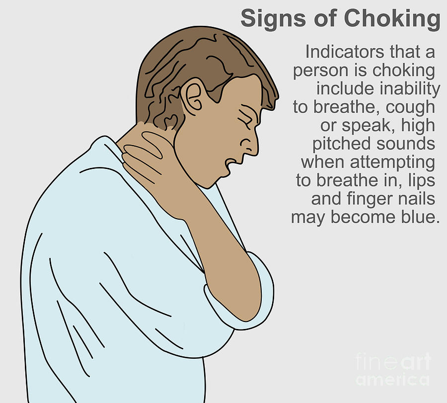 Signs Of Choking Photograph By Gwen Shockey 4002