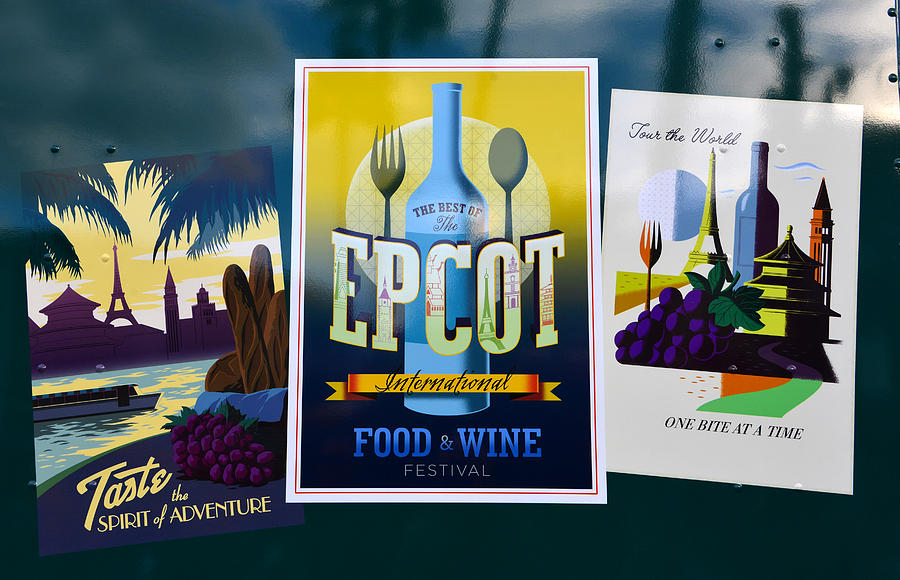 Signs of Epcot Photograph by David Lee Thompson