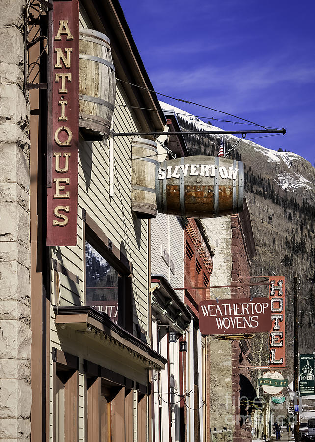 Signs of Silverton Colorado Photograph by Janice Pariza