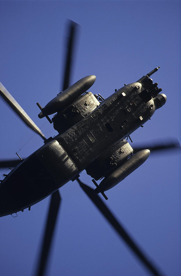 Sikorsky Pave Low IIi Heavy Lift Helicopter Overhead Photograph by