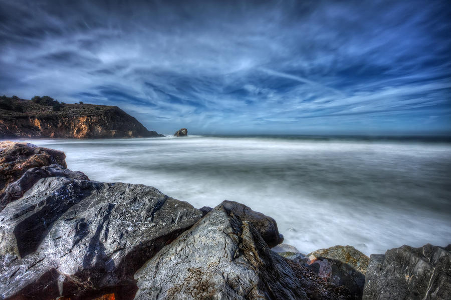 Silence - Rockaway Beach Pacifica California  Photograph by Jennifer Rondinelli Reilly - Fine Art Photography