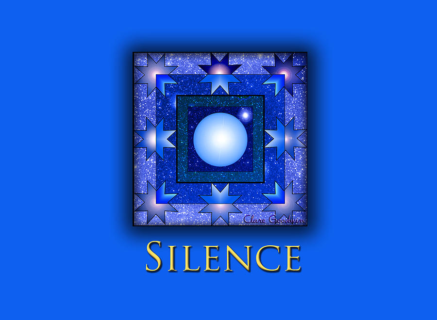 Silence Digital Art by Clare Goodwin
