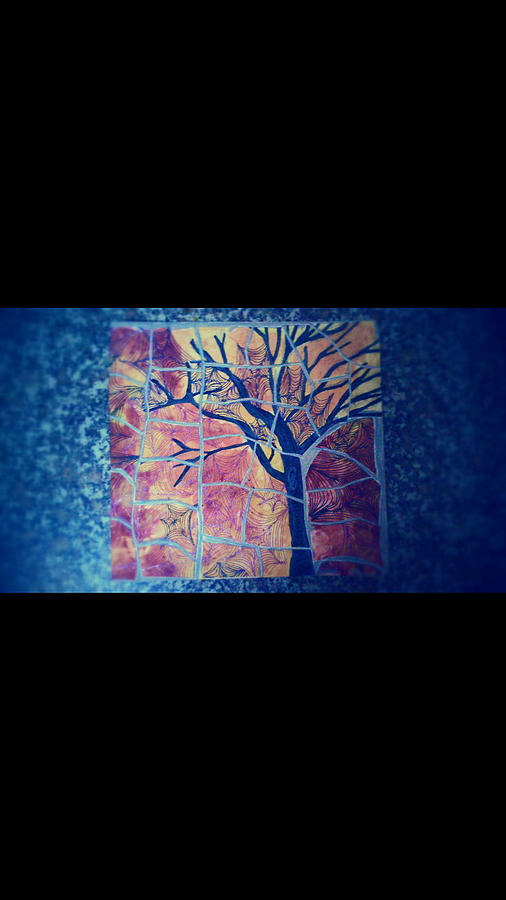 Tree Painting - Silence by Shivangi Sharma