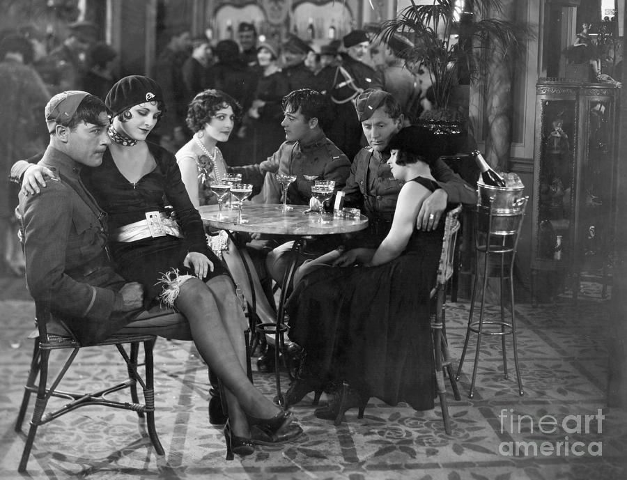 Silent Film - Drinking Photograph by Granger