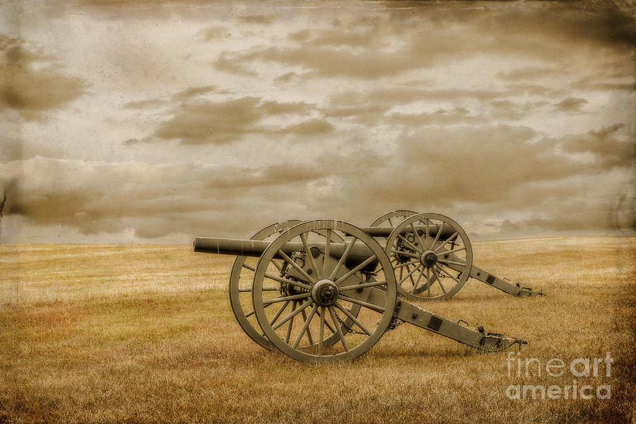 Silent Guns at Gettysburg Digital Art by Randy Steele