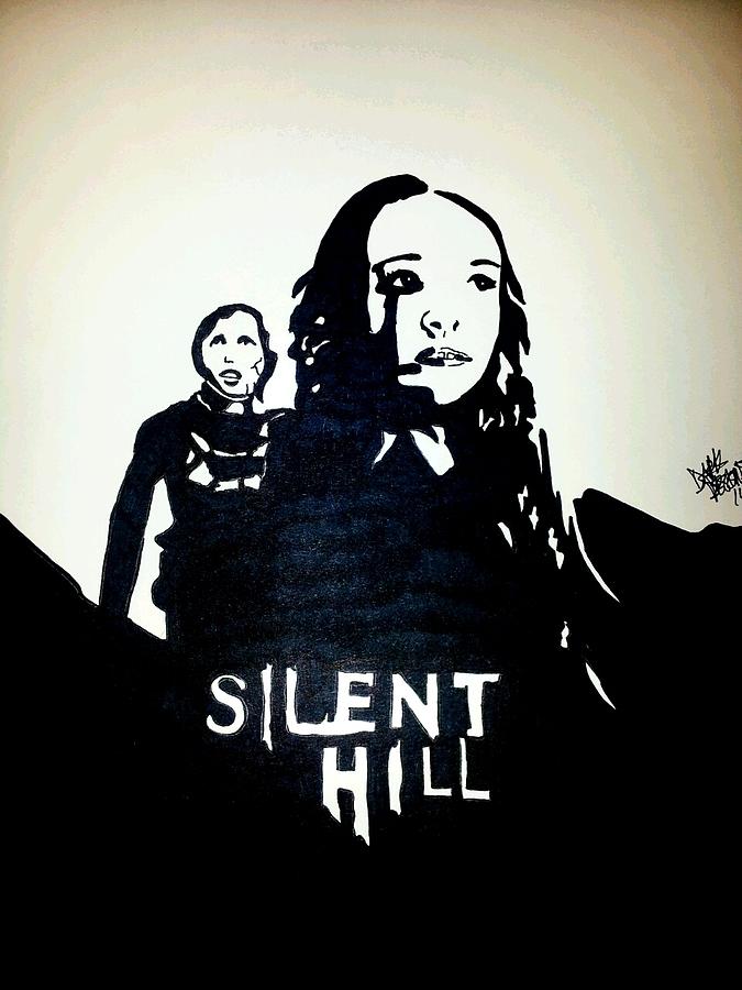 Silent Hill Drawing by Dark designs Sharpie art