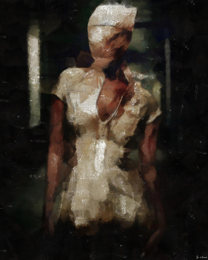 Silent Hill Nurse Digital Art by Joe Misrasi