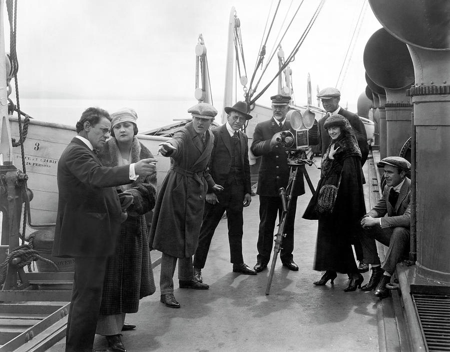 Silent Movie Filming Photograph by Underwood Archives