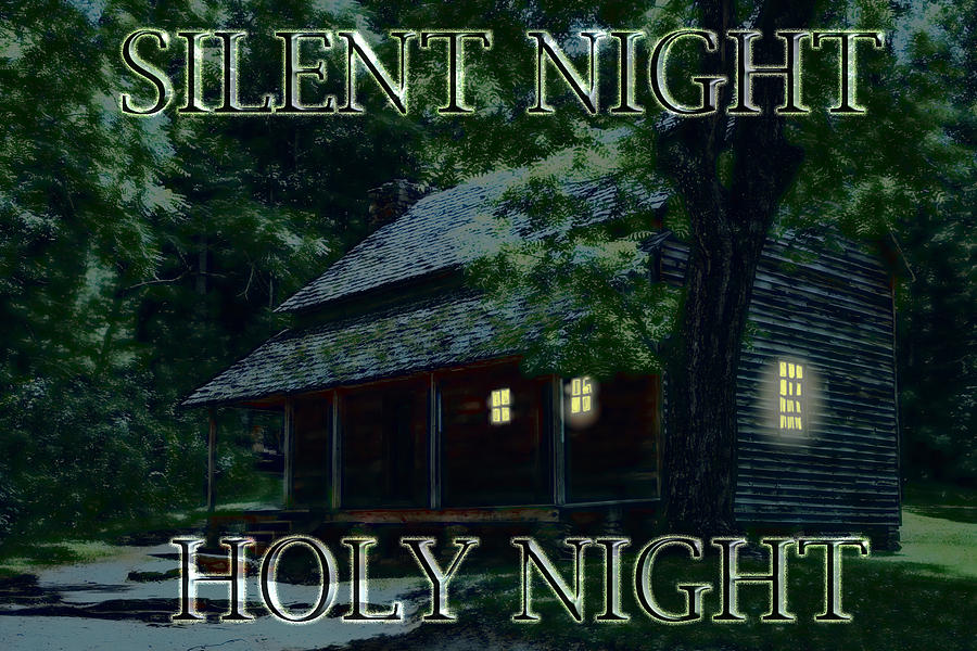 Season - Greeting - Silent Night-Holy Night Painting by Barry Jones