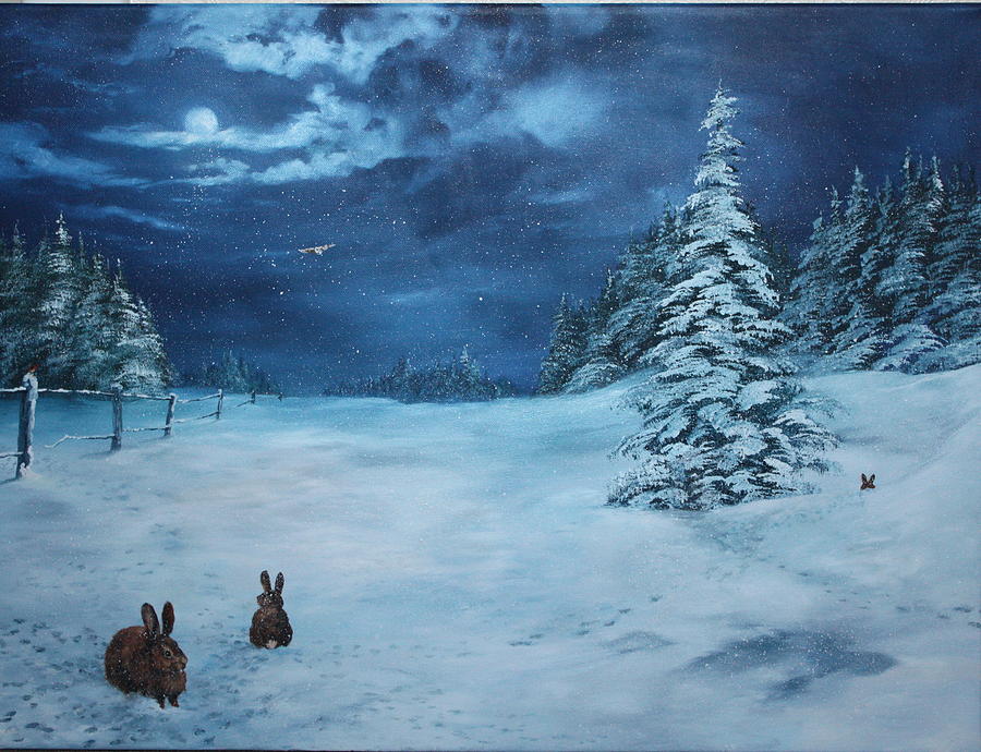 Silent Night Painting by Jean Walker